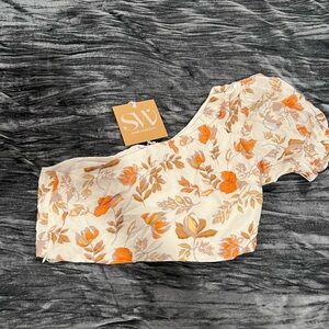 Floral off shoulder top
